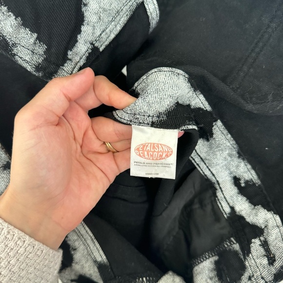 Dolls kill Petals and Peacocks In the Clouds Ying Yang Overalls Medium - Picture 8 of 11